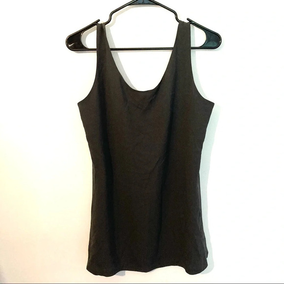 Eileen Fisher Silk Sleeveless Tank Top Gray Small - Picture 4 of 7